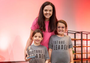 Dr. Padget Skogman with future leaders